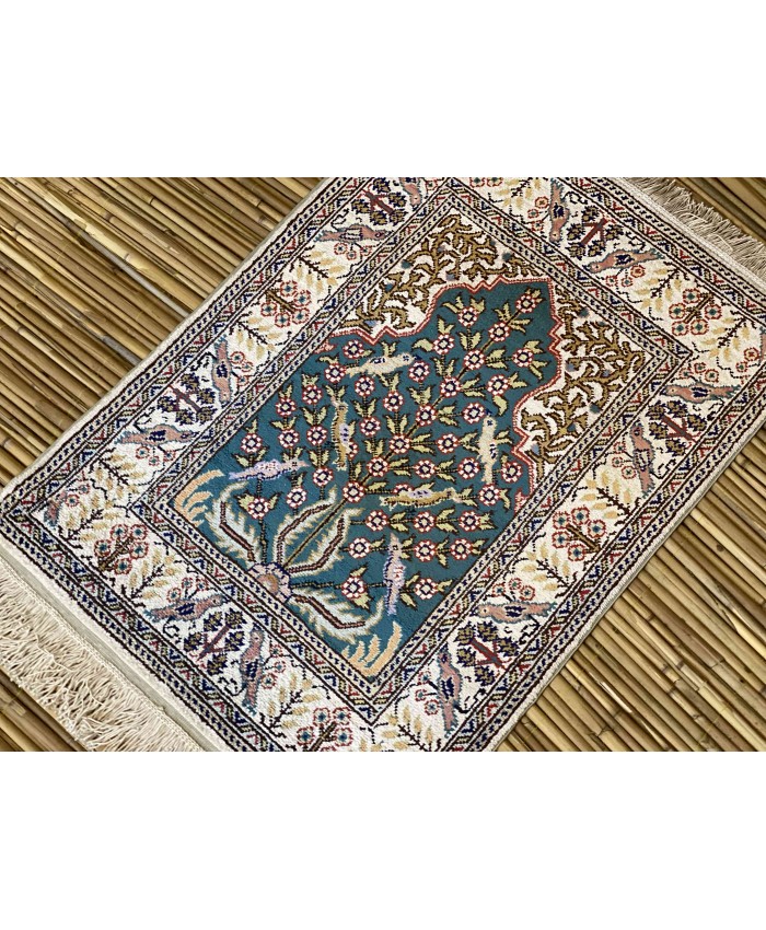 Handmade Turkish Kayseri Original Silk Carpet – FREE SHIPPING..! 